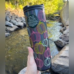 Starbucks Fall Halloween 2023 Glow in the Dark Pumpkins Bottle Tumbler